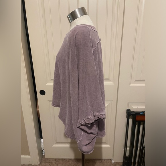 Free People Mauve Crop Top - Picture 2 of 5